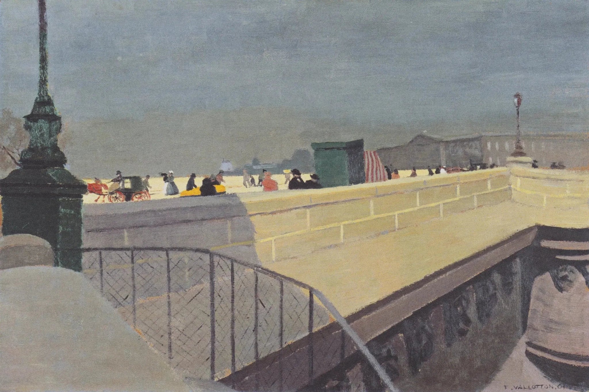 Le Pont Neuf - Félix Vallotton image 1 tableau peint à l’huile sur toile