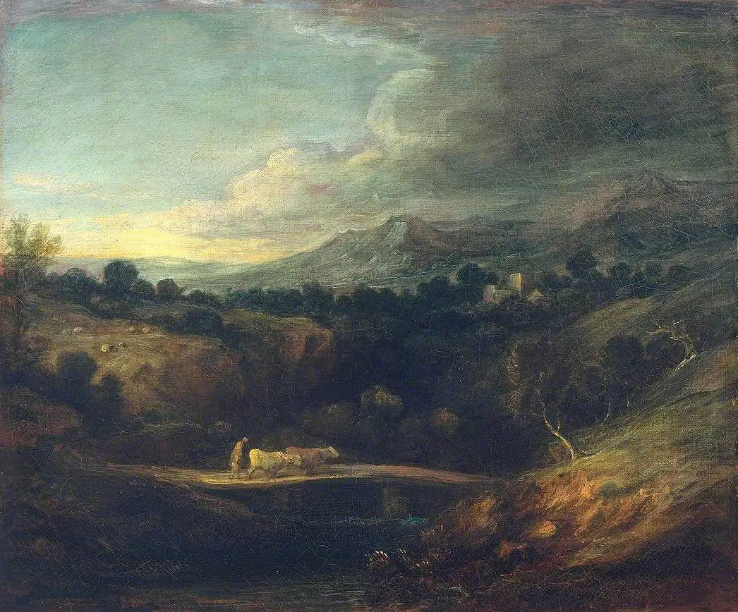 Le Pont - Thomas Gainsborough image 1 reproduction artisanale de tableau