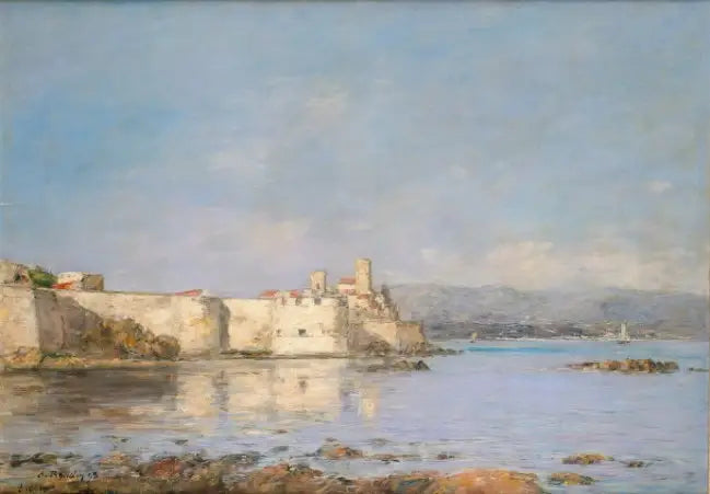 Le Port d'Antibes - Eugène Boudin image 1 copie peinte à la main à l’huile