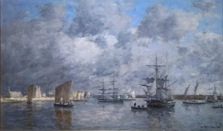 Le port de Camaret - Eugène Boudin