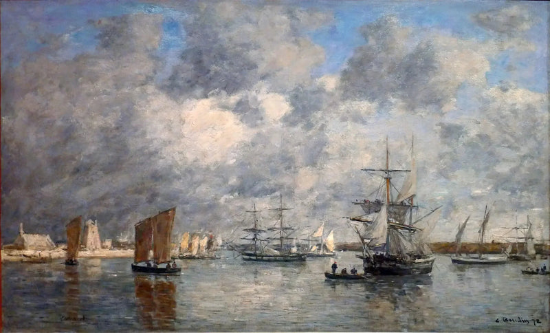 Le port de Camaret - Eugène Boudin