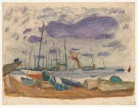 Le Port de Cannes - Pierre Bonnard