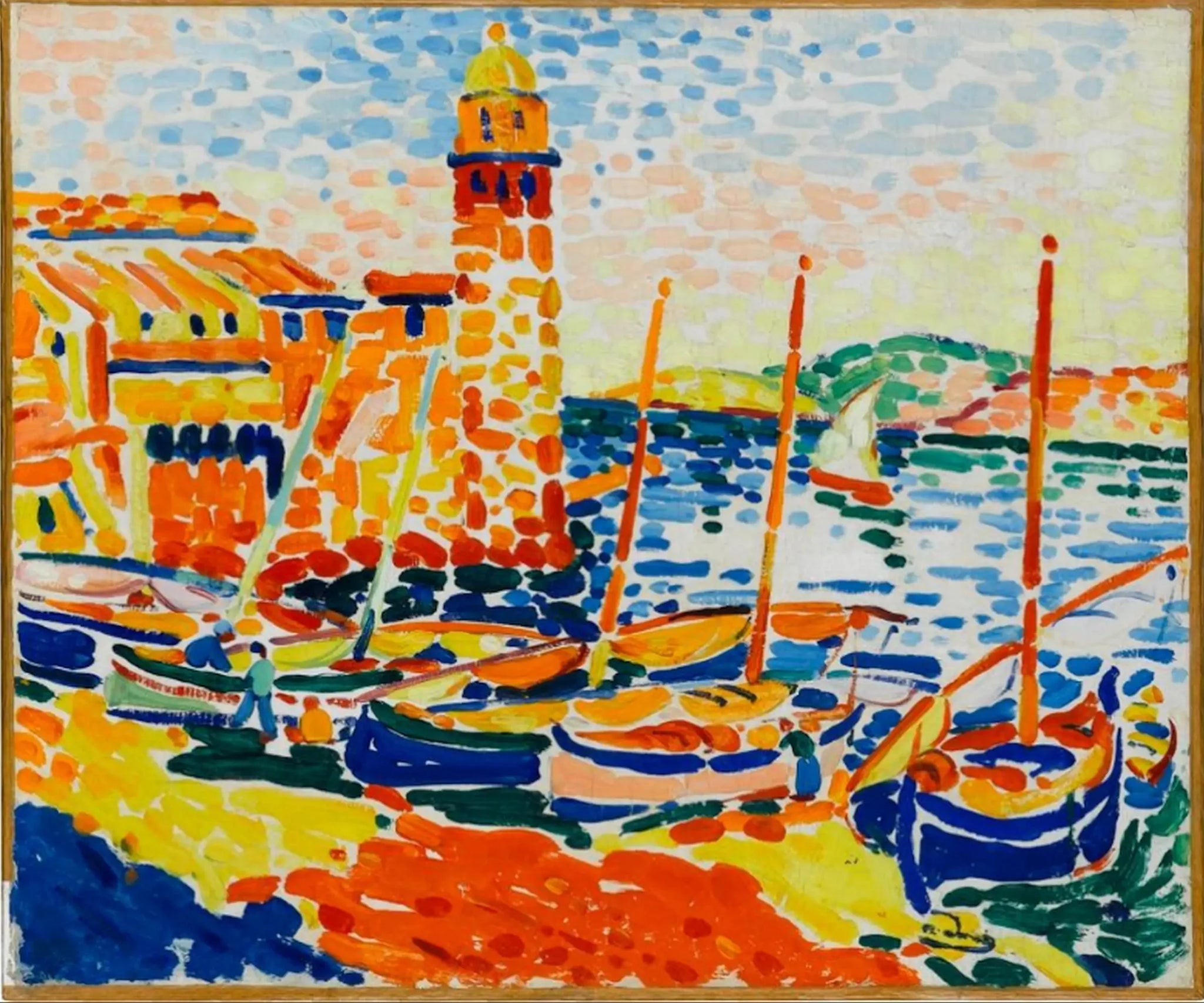 Le port de Collioure - André Derain image 1 reproduction réalisée par Alpha Reproduction
