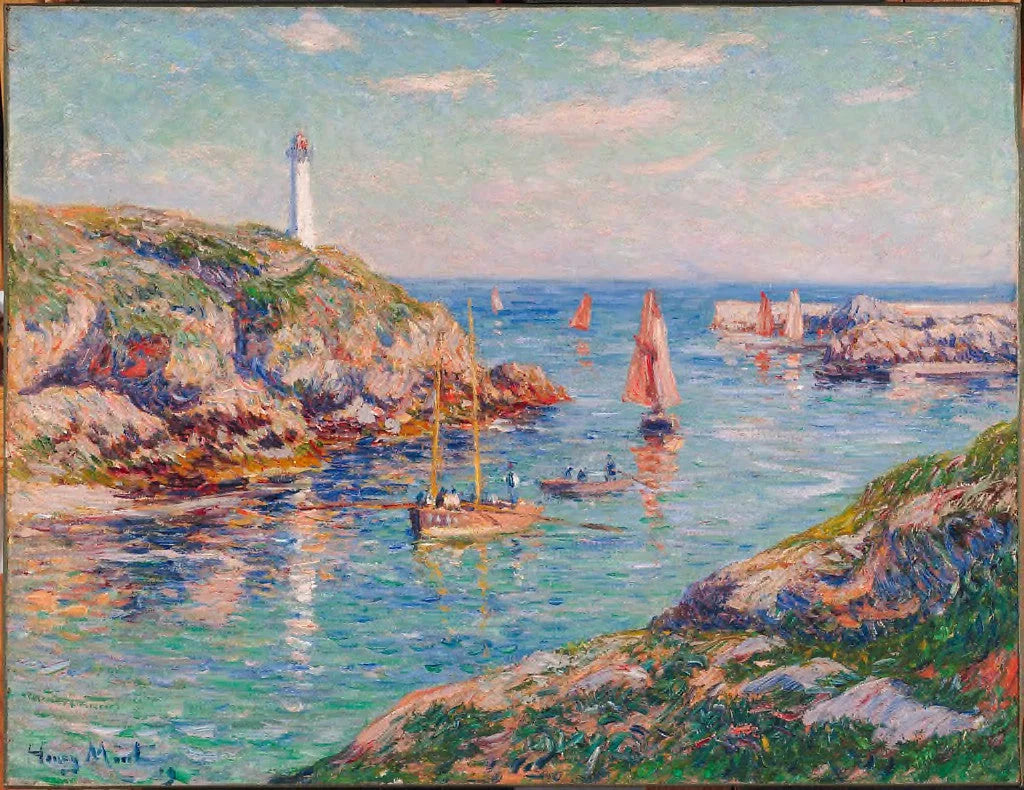 Le port de Douvelan - Henry Moret image 1 reproduction réalisée par Alpha Reproduction