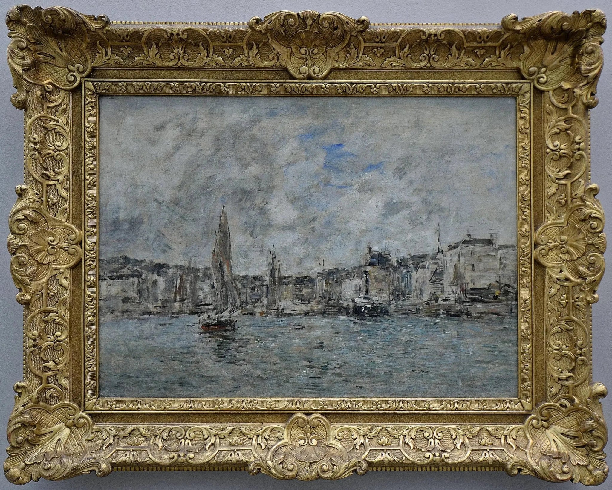 Le Port de Honfleur - Eugène Boudin image 1 reproduction d’œuvre d’art à l’huile