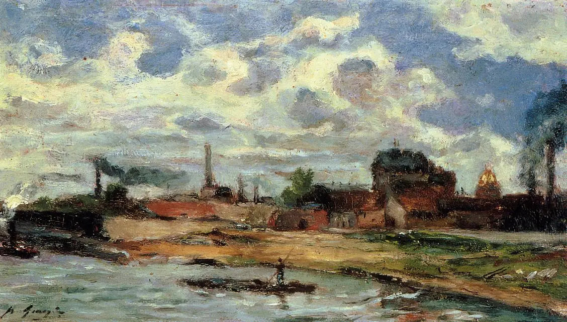 Le Port de Javel I - Paul Gauguin image 1 reproduction réalisée par Alpha Reproduction