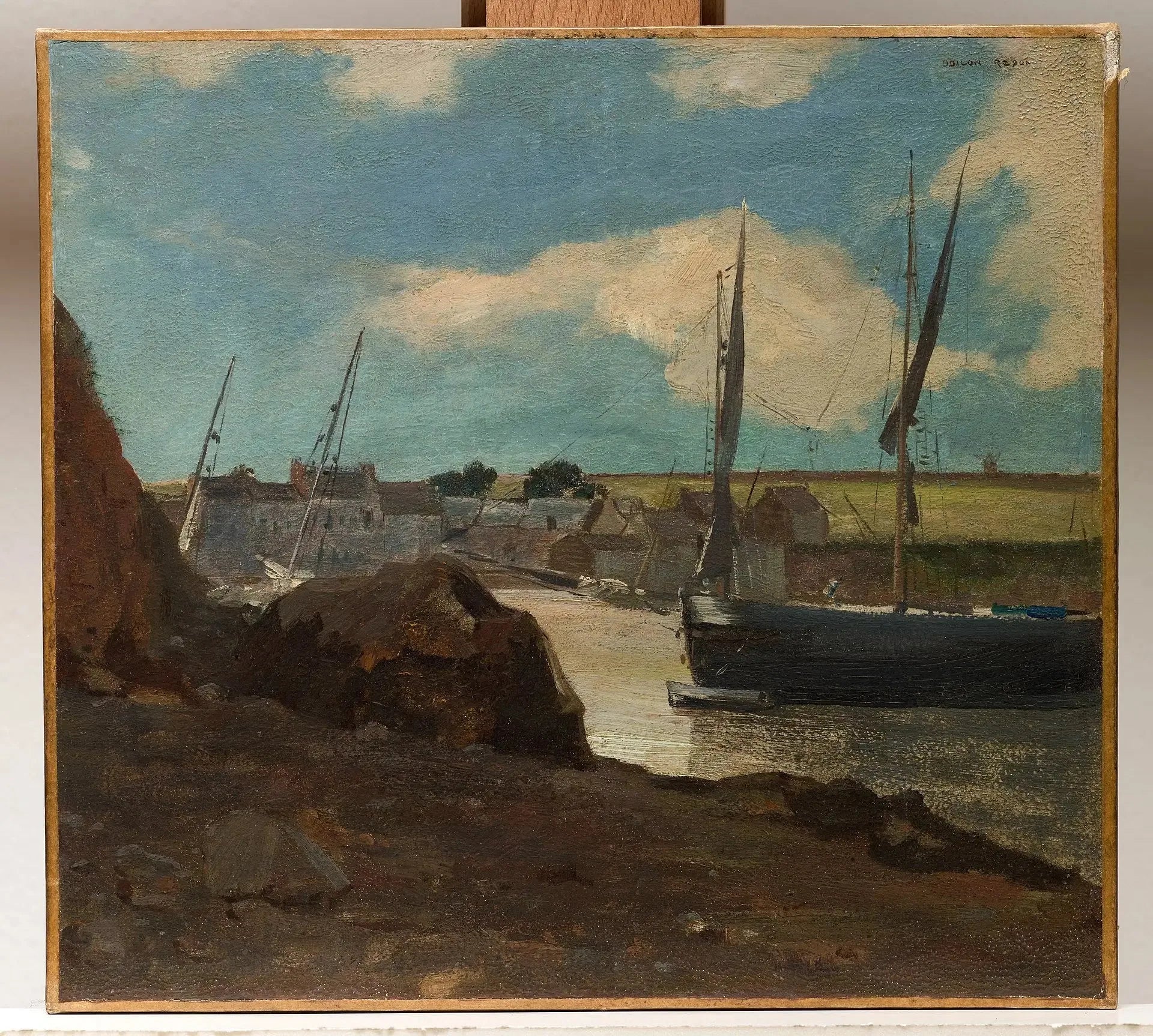 Le port de Morgat - Odilon Redon image 1 reproduction artisanale de tableau