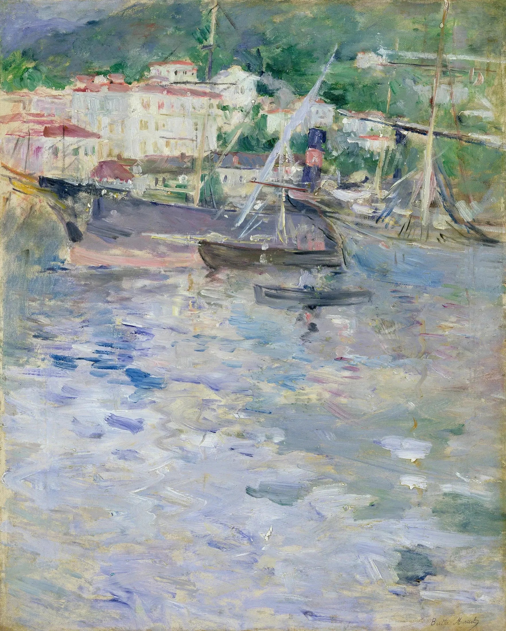 Le port de Nice - Berthe Morisot image 1 reproduction réalisée par Alpha Reproduction