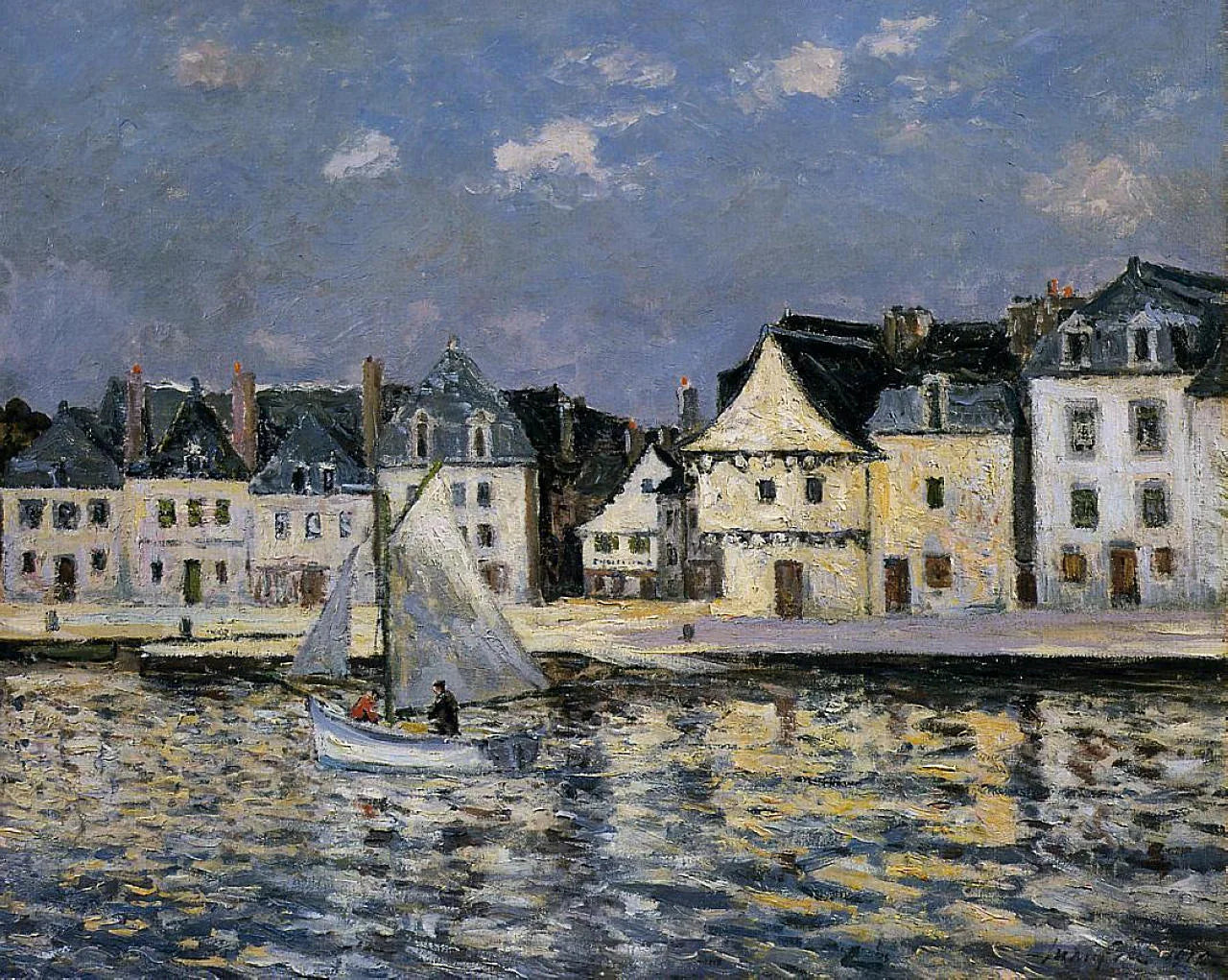 Le Port de Saint-Goustan - Maxime Maufra image 1 reproduction artisanale de tableau