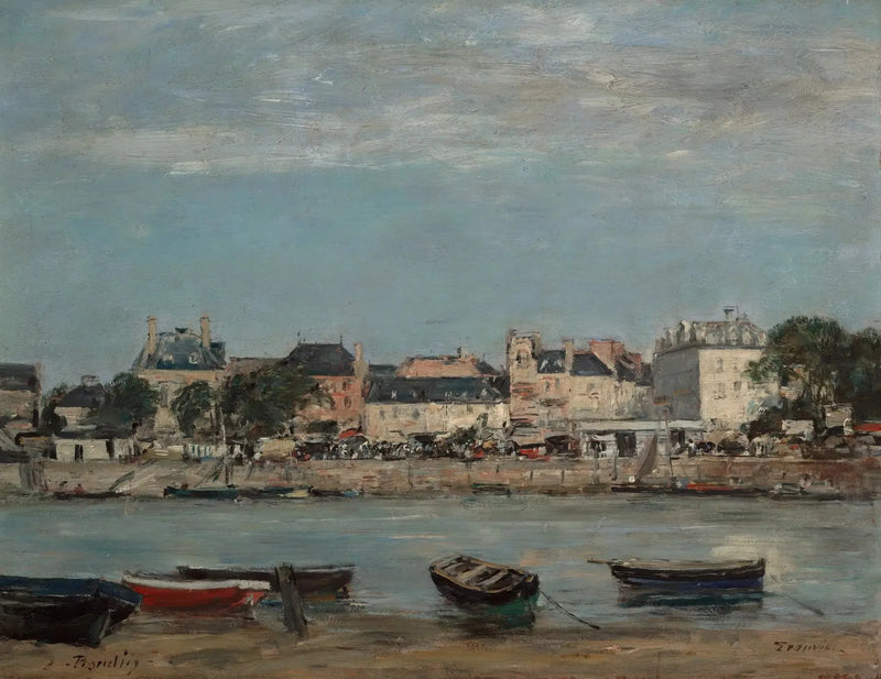 Le port de Trouville - Eugène Boudin