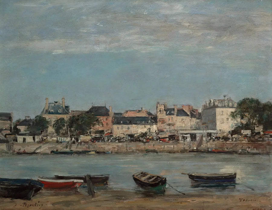 Le port de Trouville - Eugène Boudin
