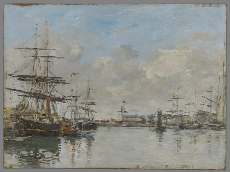 Le port du Havre - Eugène Boudin