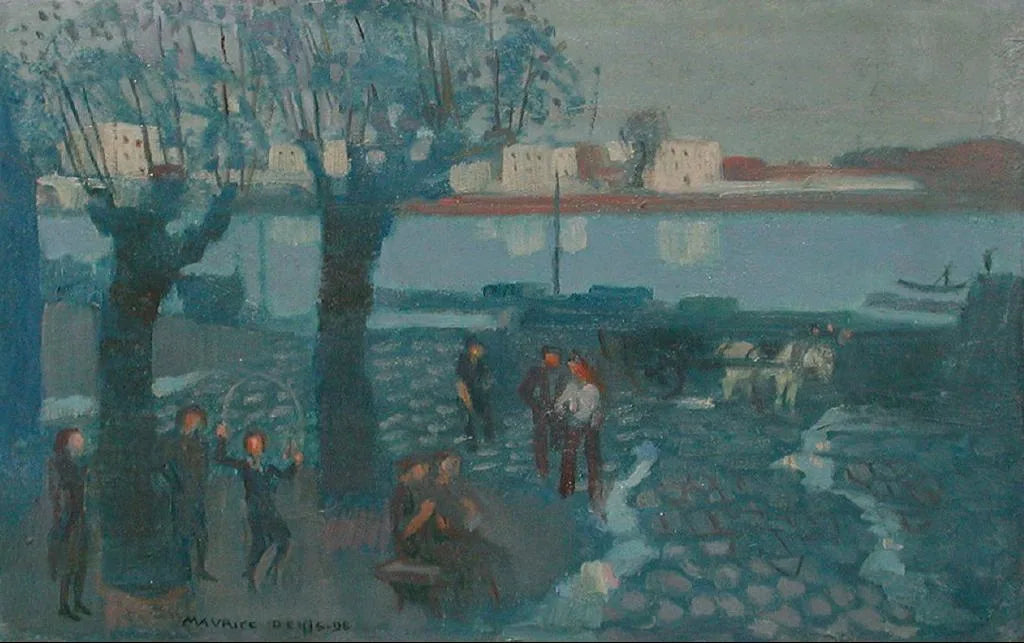 Le Port du Pecq - Maurice Denis image 1 reproduction artisanale de tableau