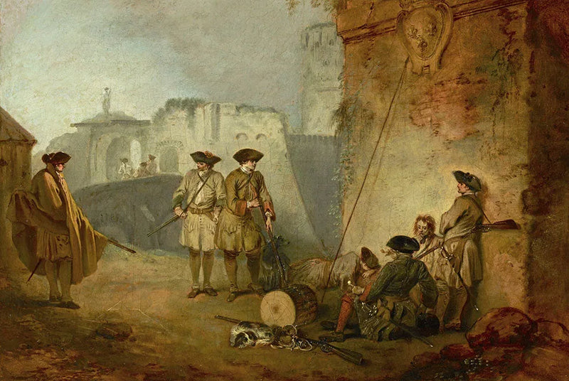 Le portail de Valenciennes - Antoine Watteau