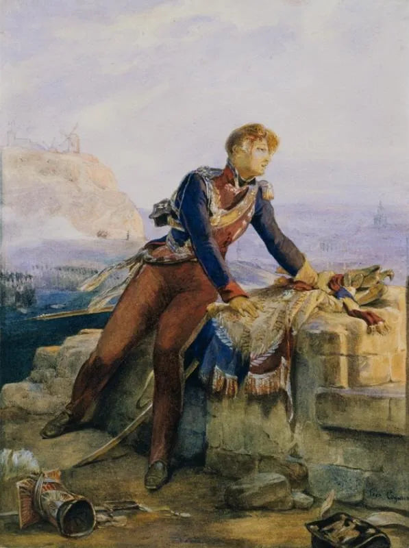 Le porte-étendard polonais : Paris 1814 - Léon Cogniet