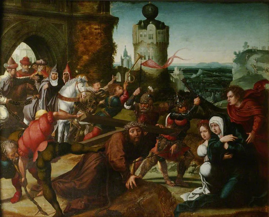 Le Portement de la Croix. - Bernard van Orley image 1 tableau peint à l’huile sur toile
