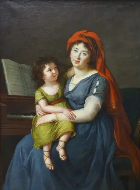Le portrait de la princesse Ekaterina Nikolaevna Menchikova - Élisabeth Vigée Le Brun