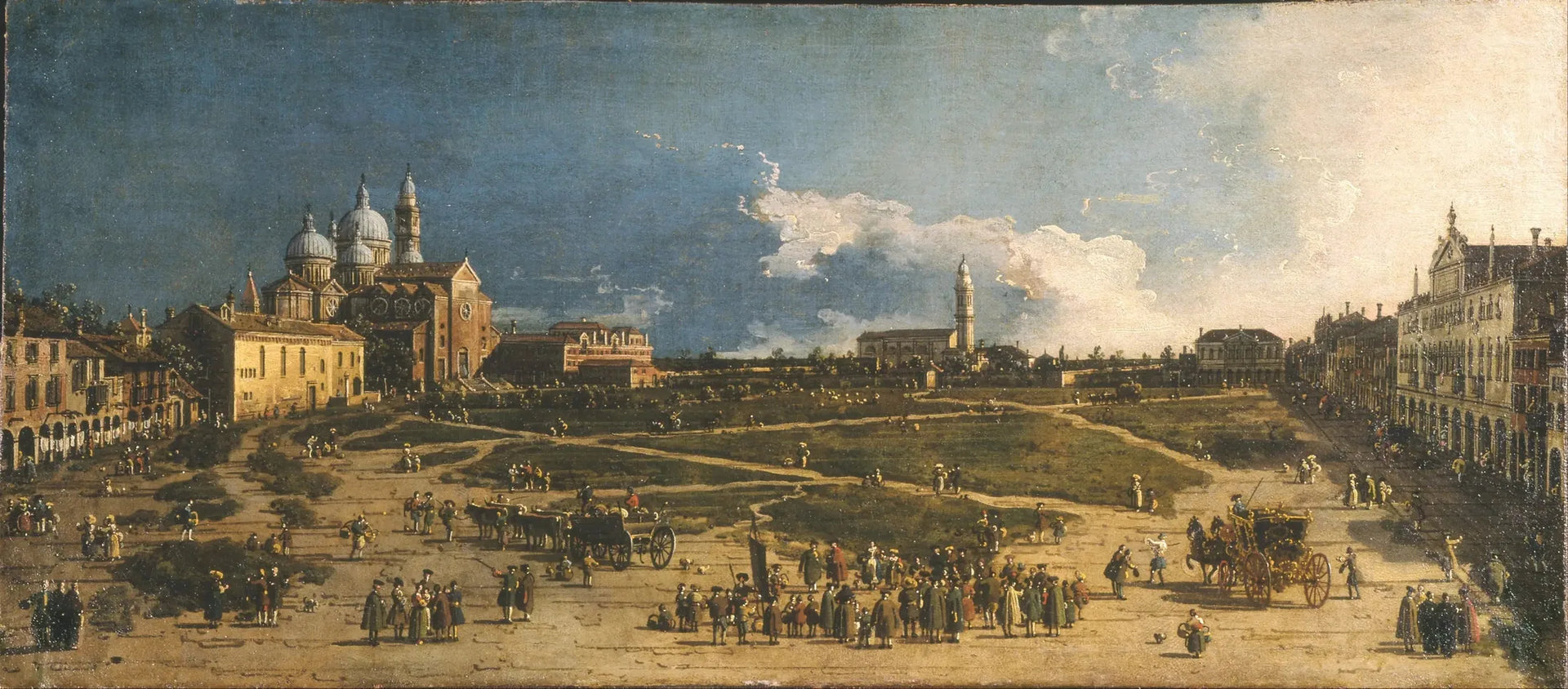 Le Pra della Valle à Padoue - Canaletto image 1 tableau peint à l’huile sur toile