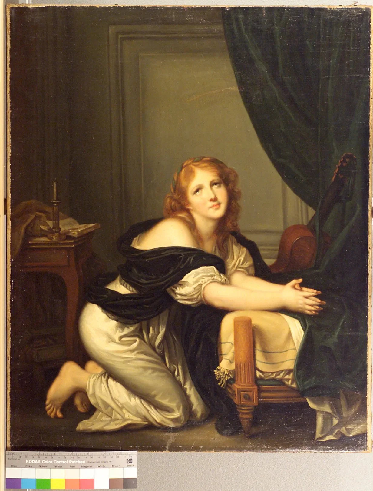 Le Praver du matin. Copie ? réplique ? - Jean-Baptiste Greuze image 1 tableau peint à l’huile sur toile