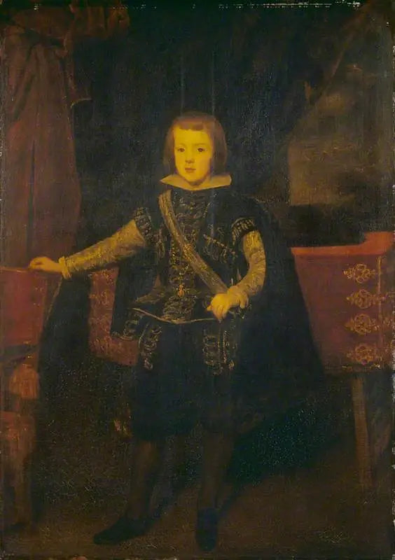 Le prince Baltasar Carlos en noir et argent - Diego Velázquez - Alpha Reproduction