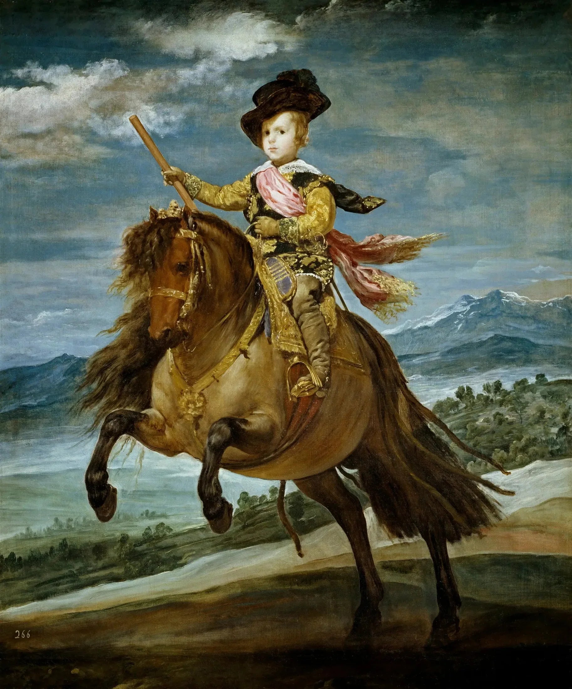 Le Prince Balthazar Carlos à cheval - Diego Velázquez image 1 reproduction d’œuvre d’art à l’huile