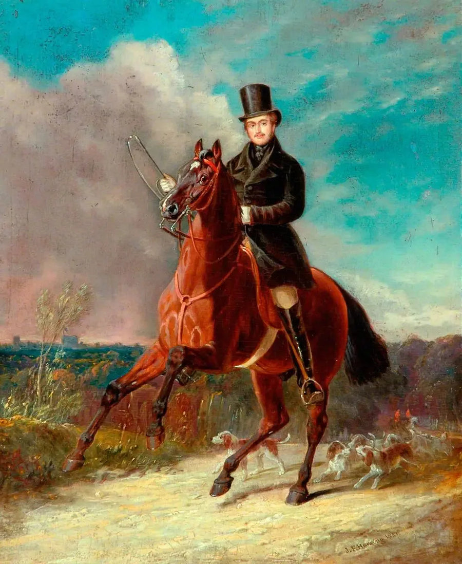 Le Prince Consort à cheval - John Frederick Herring, Sr.