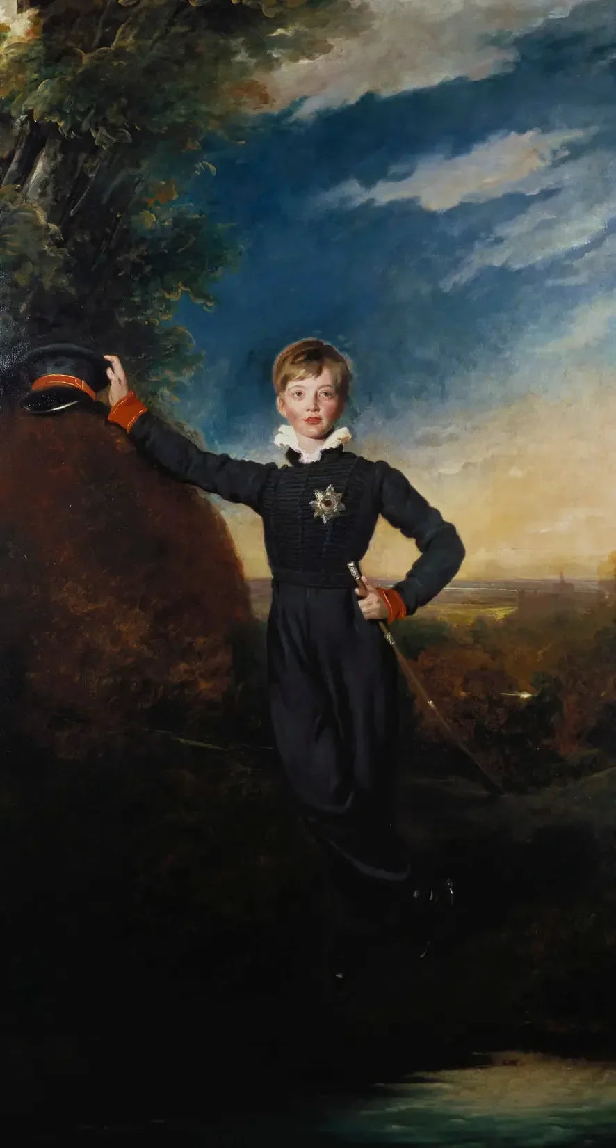 Le prince George de Cumberland (1819-1878), plus tard George V de Hanovre, alors qu'il était encore enfant - Thomas Lawrence image 1 reproduction de peinture à l’huile