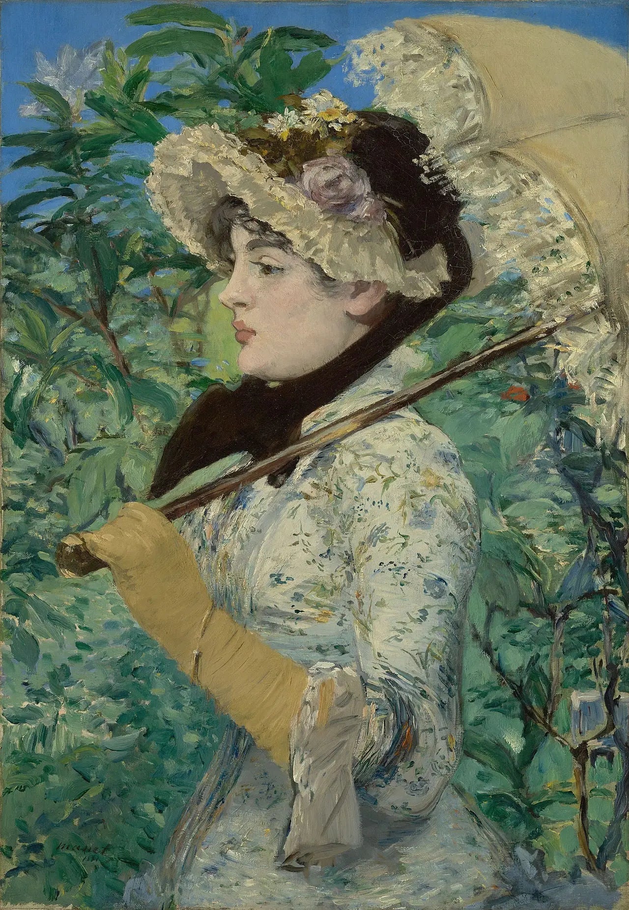 Le Printemps - Édouard Manet image 1 reproduction de peinture à l’huile