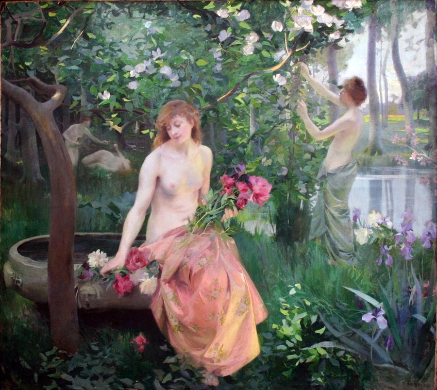 Le Printemps - René Ménard image 1 tableau peint à l’huile sur toile