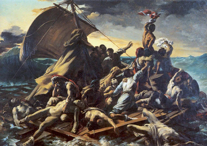 Le Radeau de la Méduse (The Shipwreck of the Medusa) - Victor Meirelles image 1 reproduction de peinture à l’huile