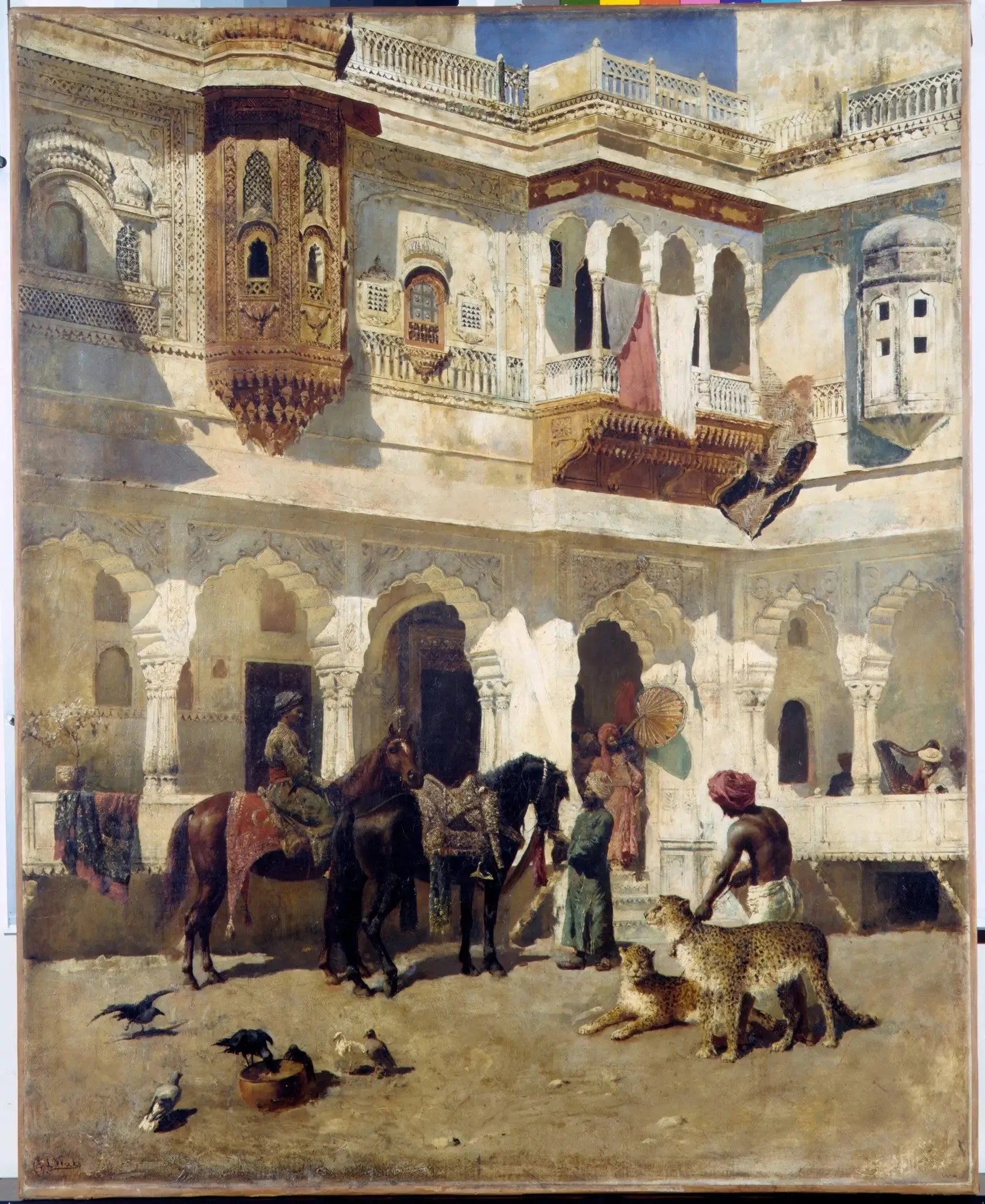 Le Rajah part à la chasse - Edwin Lord Weeks image 1 reproduction artisanale de tableau