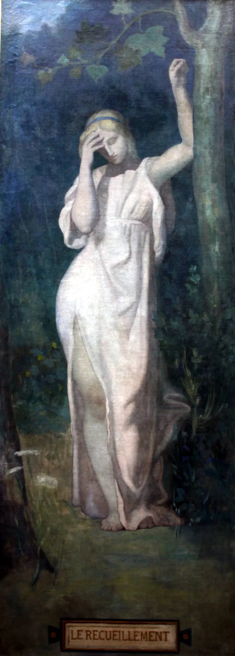 Le Recueillement - Pierre Puvis de Chavannes image 1 reproduction de peinture à l’huile