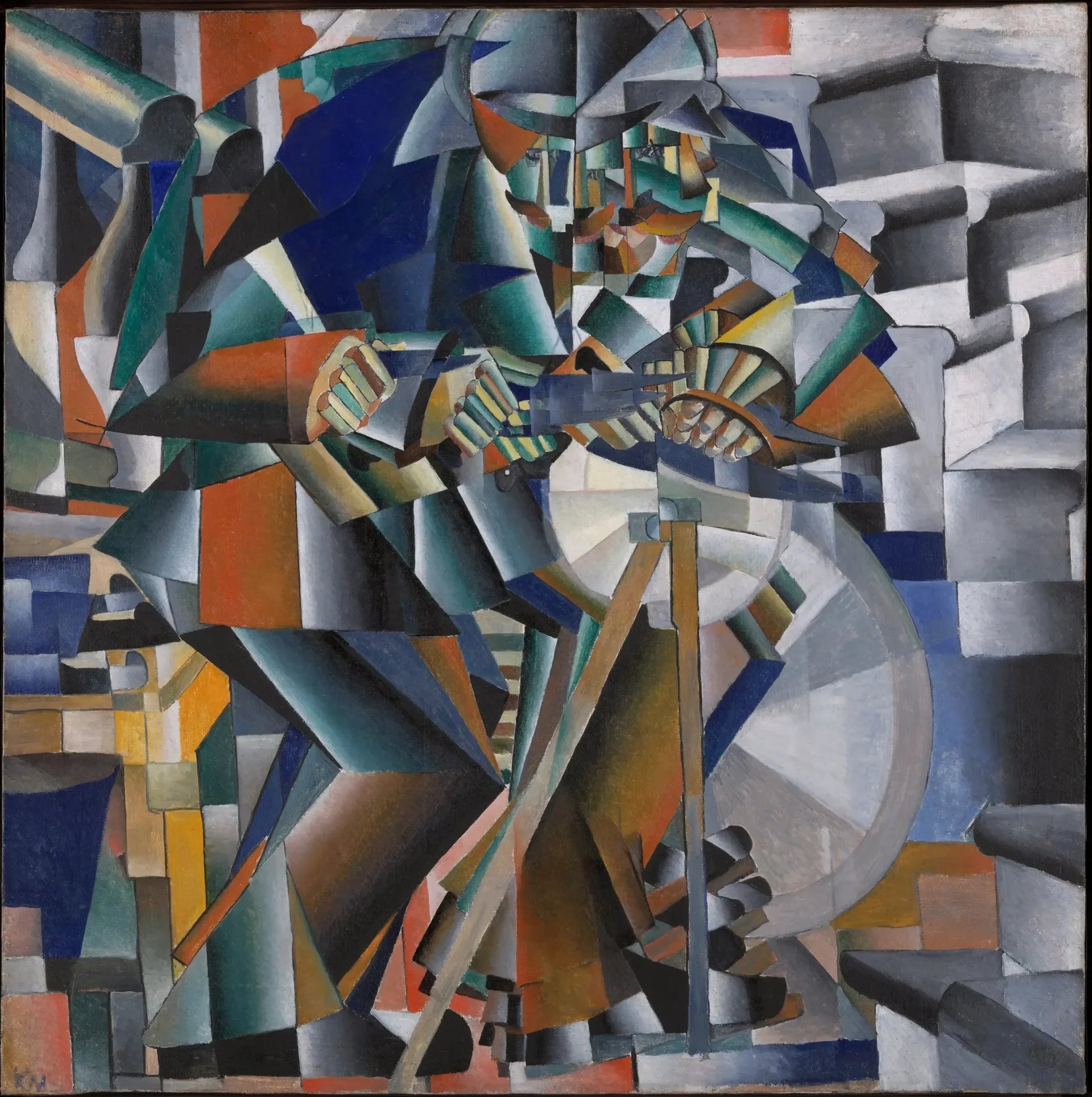 Le Rémouleur - Kazimir Malevich image 1 reproduction artisanale de tableau