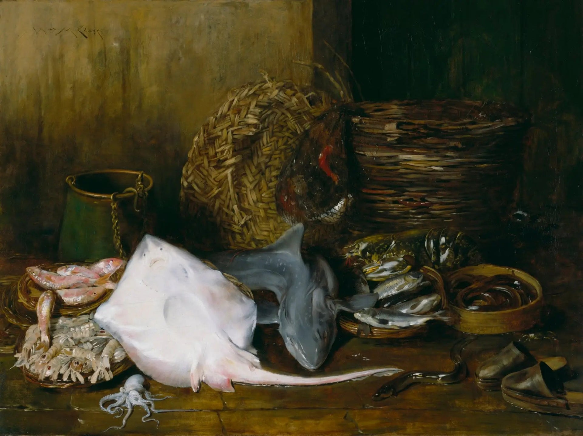 Le rendement des eaux - William Merritt Chase image 1 reproduction artisanale de tableau