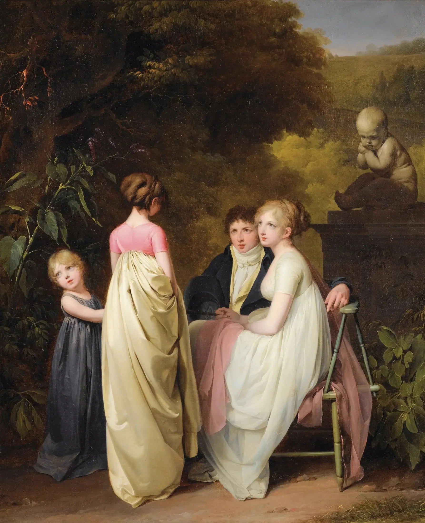 Le rendez-vous d'amour - Louis-Léopold Boilly image 1 tableau peint à l’huile sur toile
