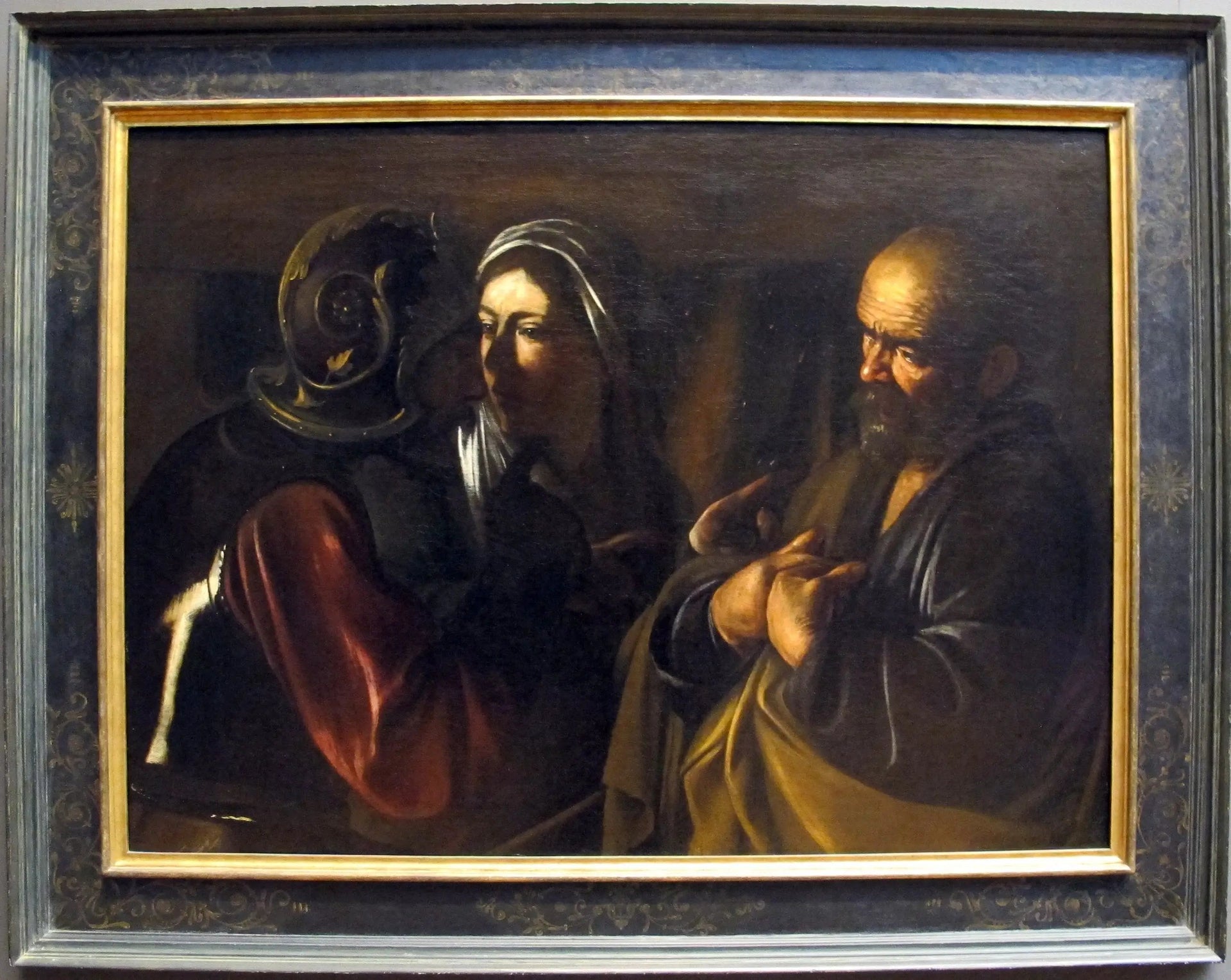 Le Reniement de saint Pierre - Le Caravage image 2 reproduction d’œuvre d’art à l’huile