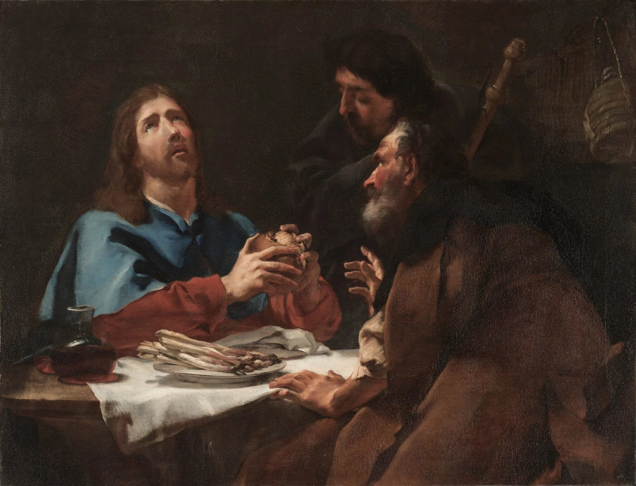 Le Repas à Emmaüs - Giovanni Battista Piazzetta image 1 reproduction d’œuvre d’art à l’huile