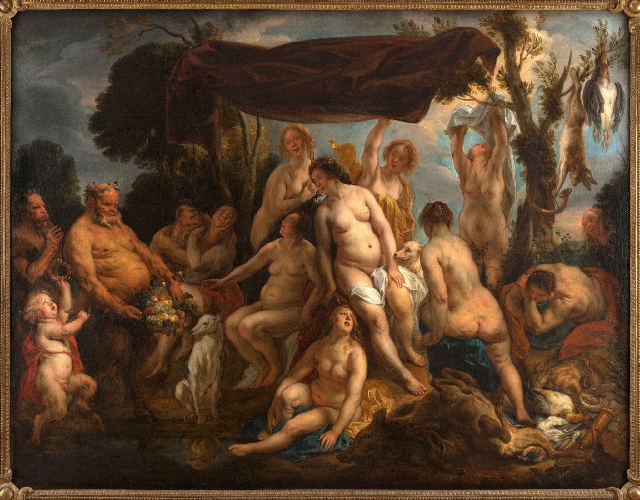 Le Repos de Diane - Jacob Jordaens image 1 reproduction réalisée par Alpha Reproduction