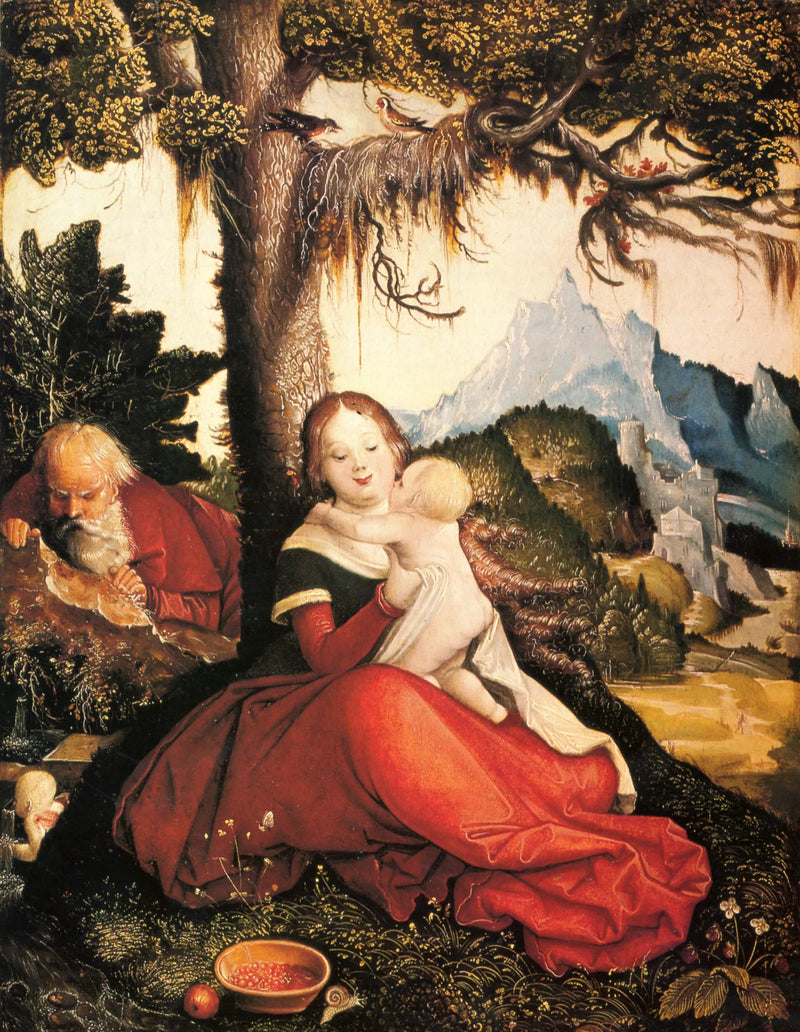 Le Repos pendant la fuite en Égypte - Hans Baldung Grien