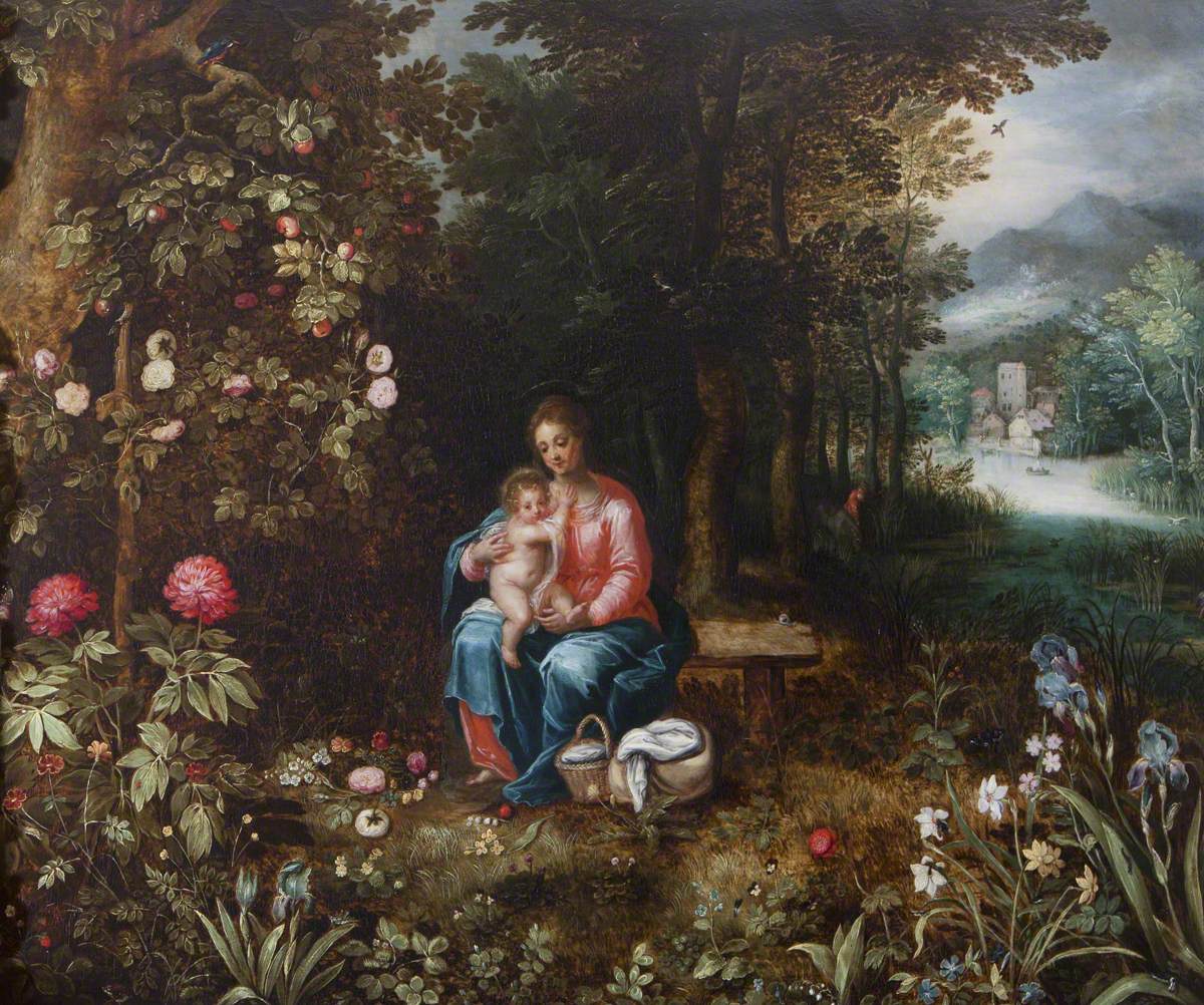 Le reste du voyage vers l'Égypte - Jan Brueghel le Jeune image 1 reproduction de peinture à l’huile