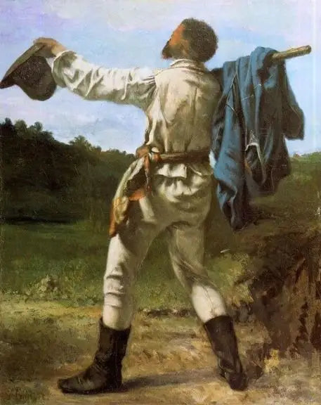 Le retour à la maison - Gustave Courbet image 1 reproduction d’œuvre d’art à l’huile
