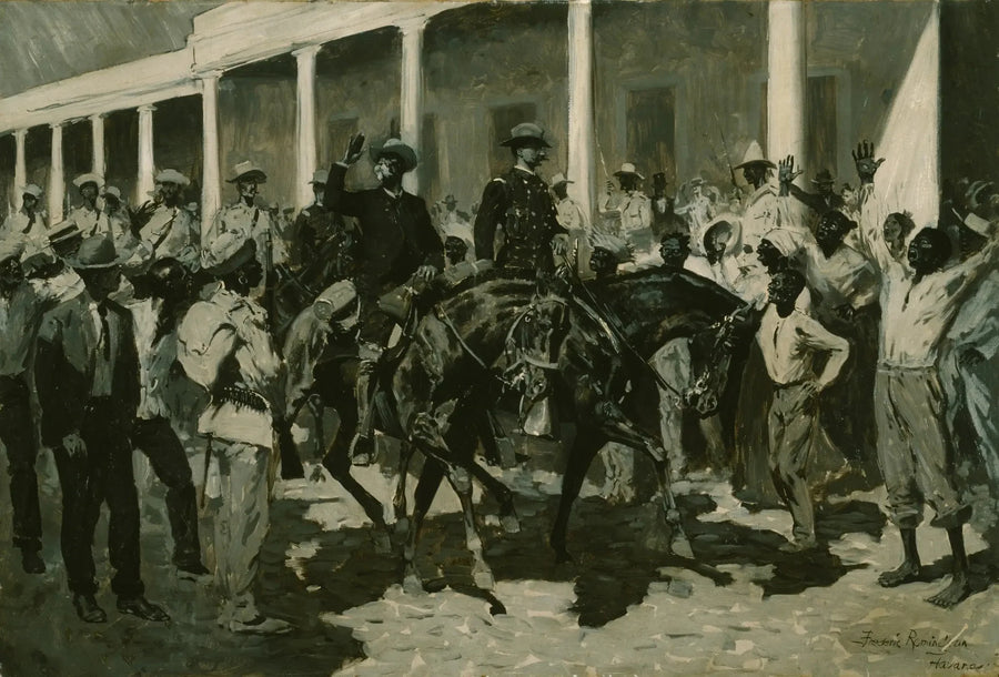 Le retour de Gomez à La Havane - Frederic Remington