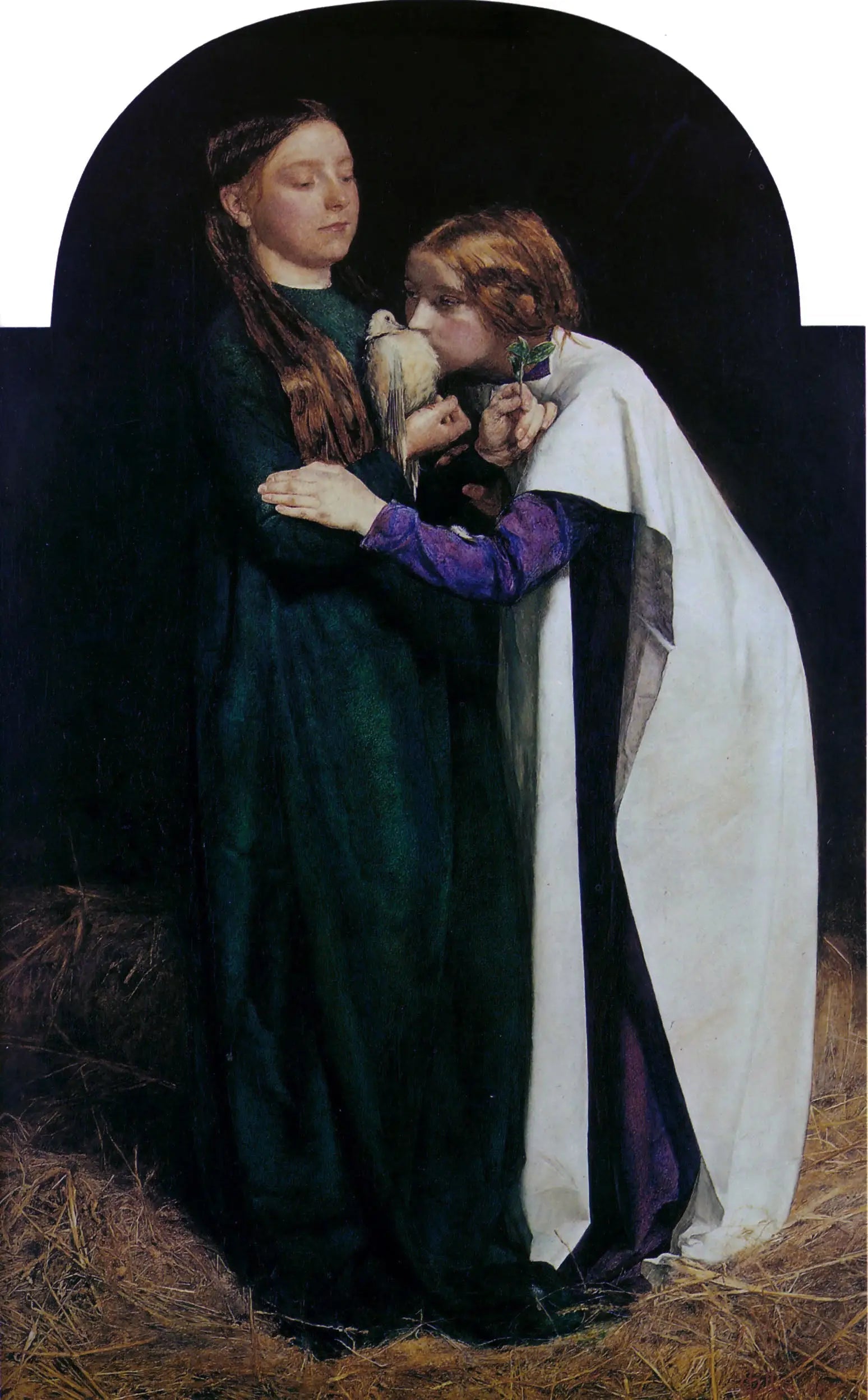 Le Retour de la colombe à l'Arche - John Everett Millais image 1 reproduction de peinture à l’huile