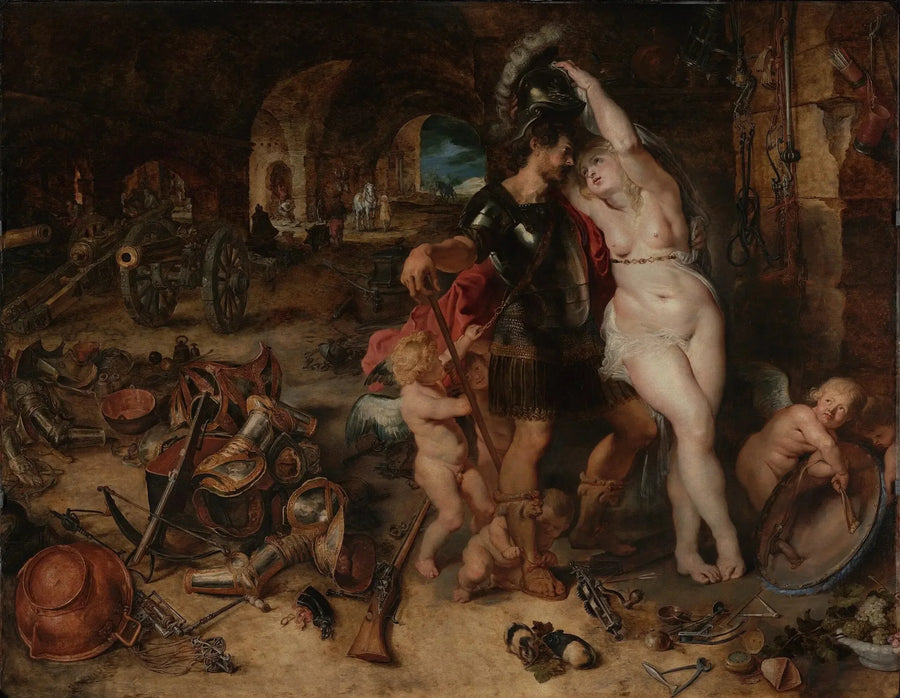 Le retour de la guerre : Mars désarmé par Vénus - Peter Paul Rubens