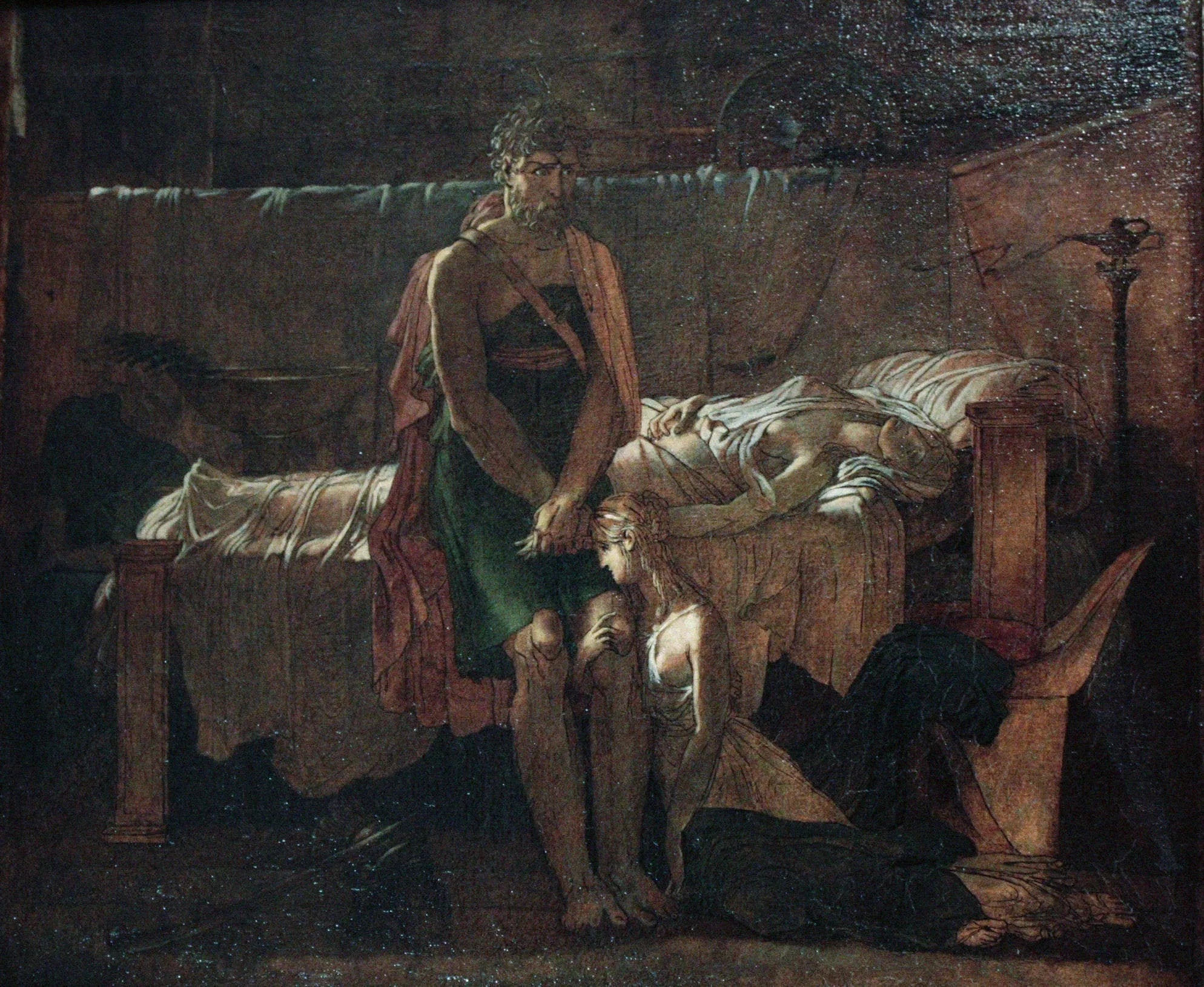 Le Retour de Marcus Sextus - Pierre-Narcisse Guérin image 1 reproduction de peinture à l’huile
