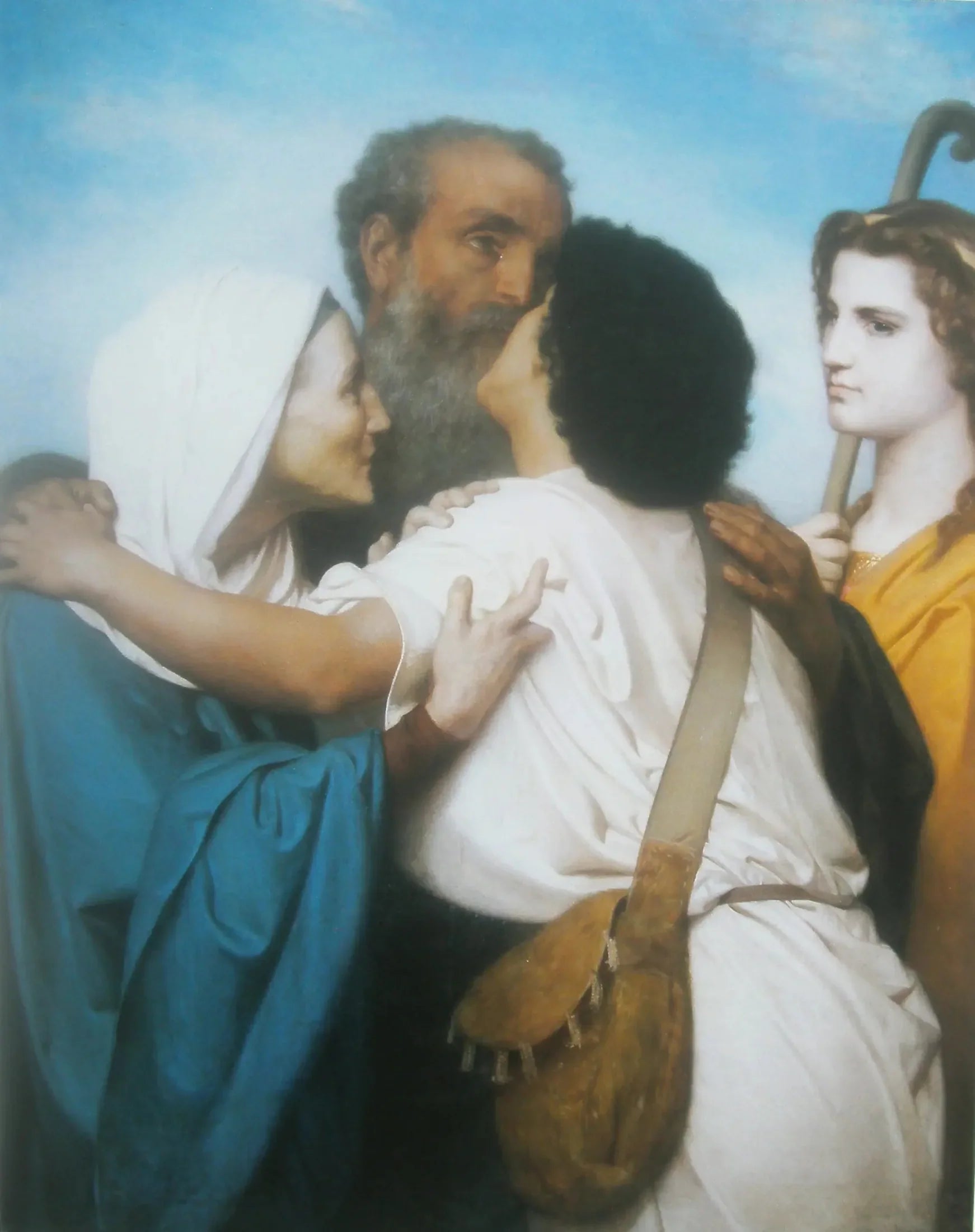 Le retour de Tobie - Bouguereau image 1 tableau peint à l’huile sur toile