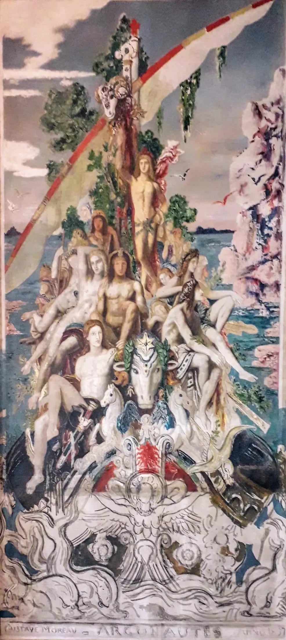 Le Retour des Argonautes - Gustave Moreau image 1 tableau peint à l’huile sur toile