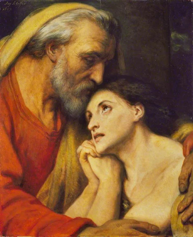 Le retour du fils prodigue - Ary Scheffer image 1 reproduction réalisée par Alpha Reproduction