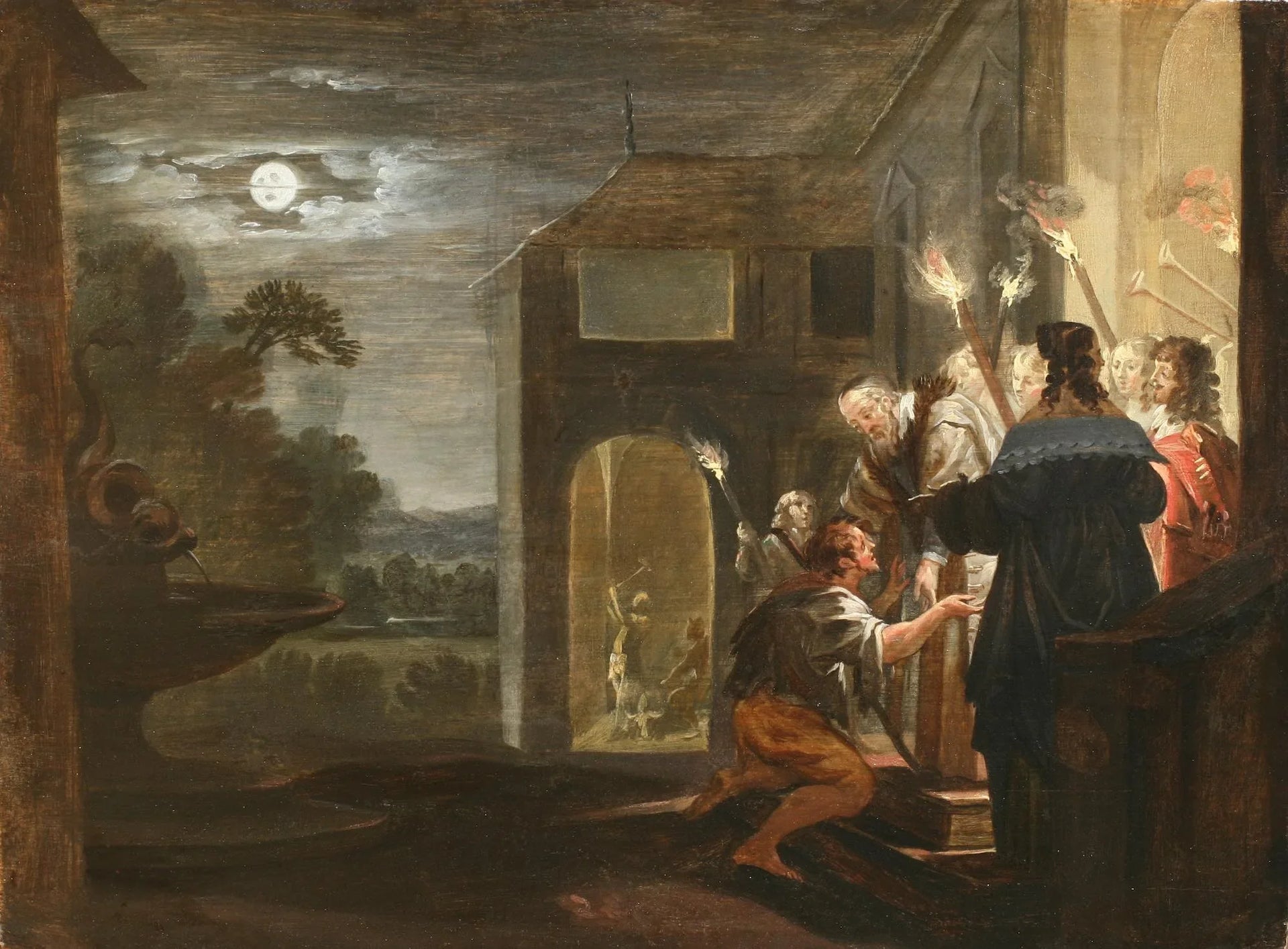 Le retour du fils prodigue - Charles Le Brun image 1 copie peinte à la main à l’huile