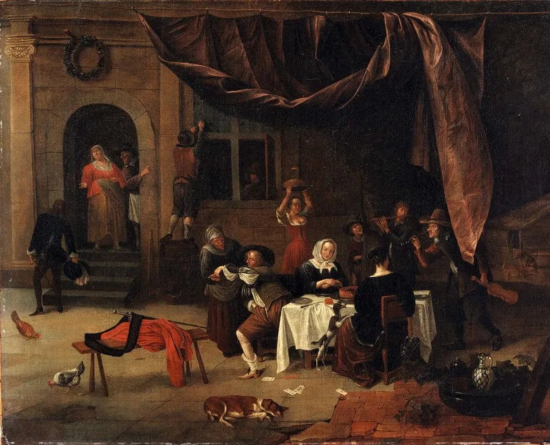 Le retour du fils prodigue - Jan Steen image 1 tableau peint à l’huile sur toile